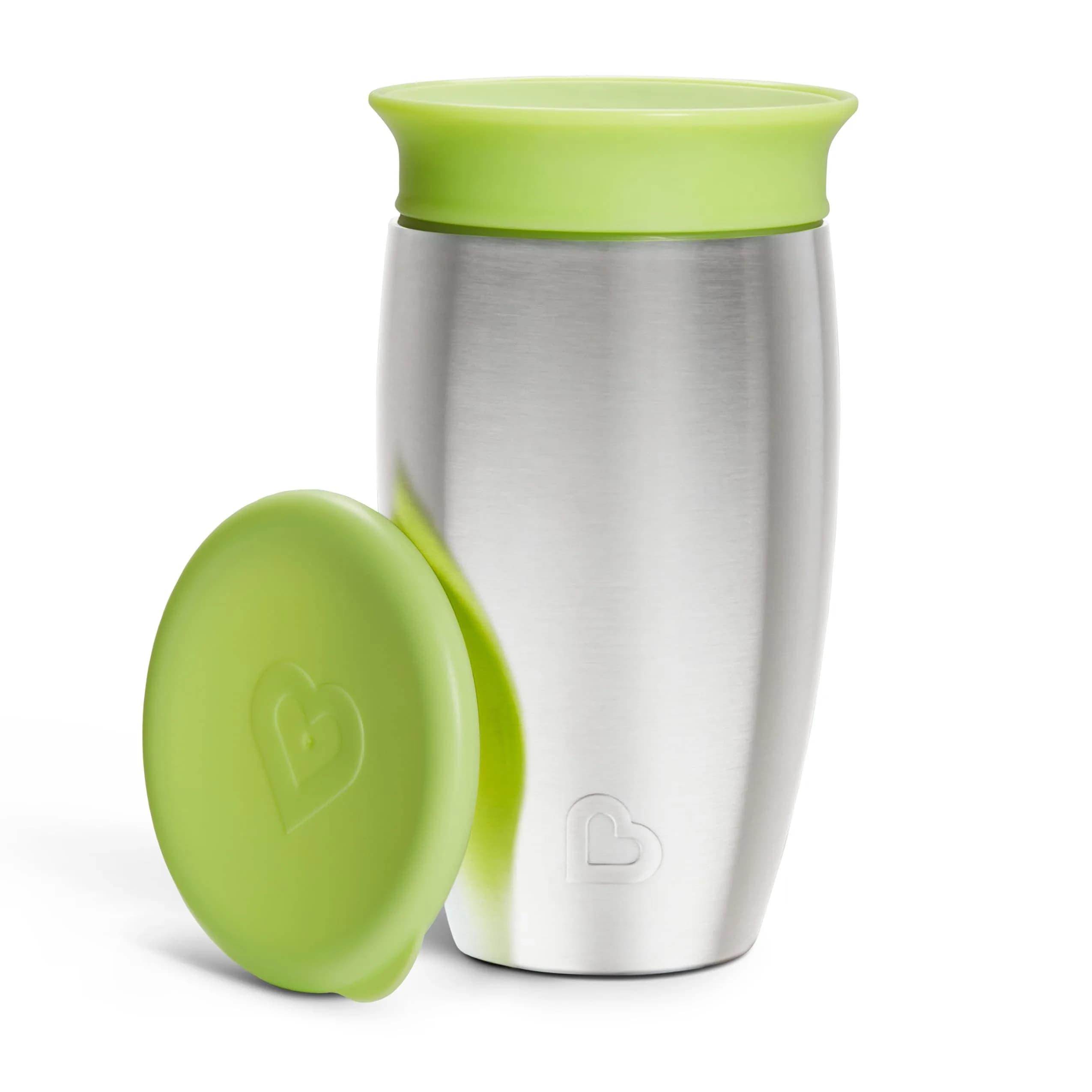 Munchkin Stainless Steel Miracle 360 Sippy Cup 296ml (10 Ounce) | Spill Proof & Insulated for Toddlers 12+ Months - view 7