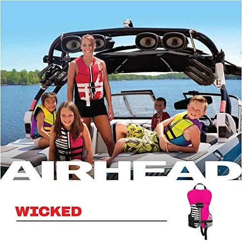 AIRHEAD Infant Type II Life Jacket | US Coast Guard Approved | Quick-Dry, Secure Buckles & Zipper, Hot Pink thumbnail 4