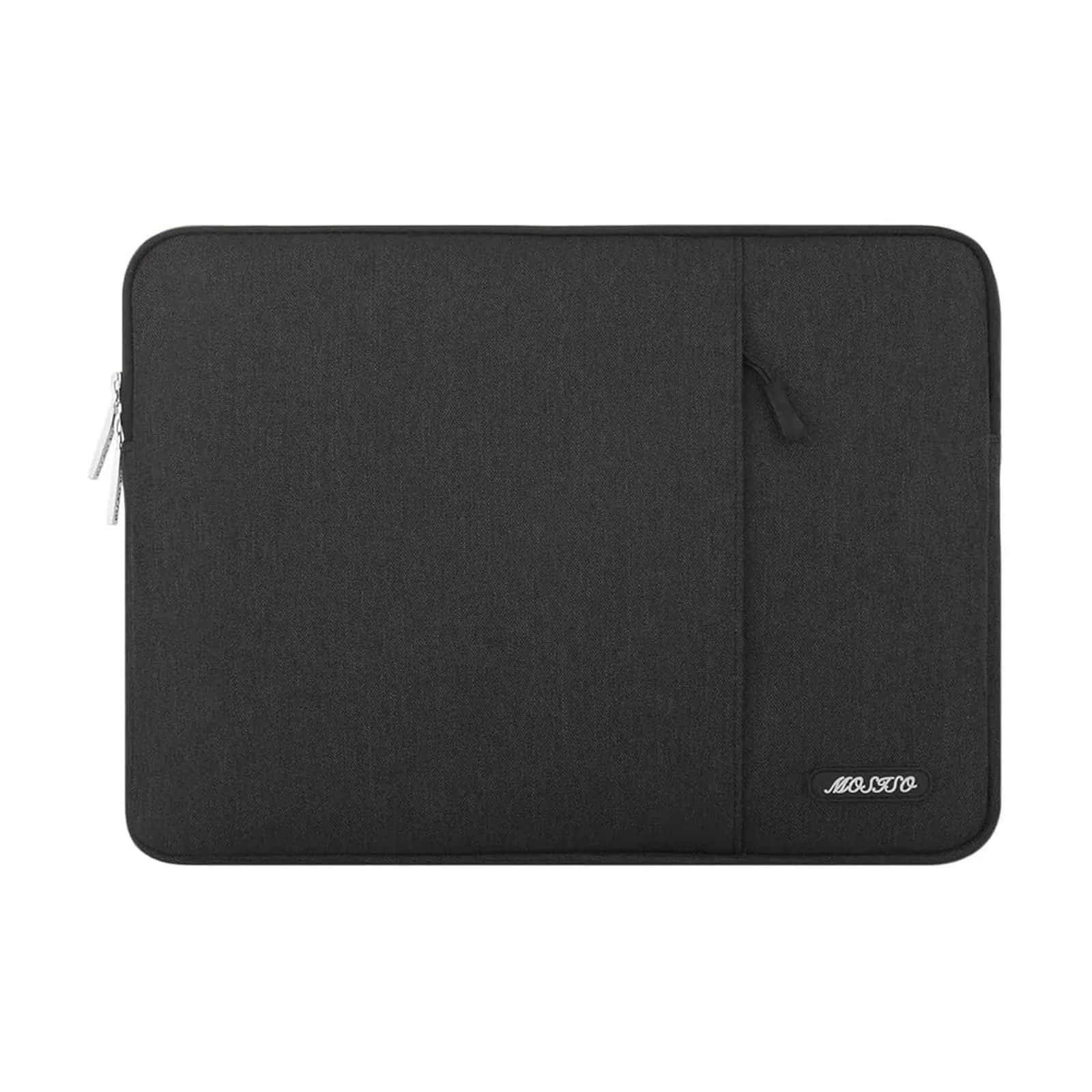 MOSISO Laptop Case 13.3 inch | Slim, Water-Resistant Sleeve with Pocket for MacBook & More — Black / 15 inch
