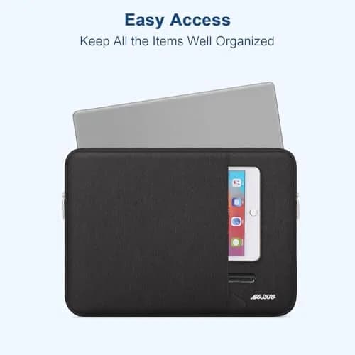 MOSISO Laptop Case 15 inch | Slim, Water-Resistant Sleeve with Pocket & Shock Absorption thumbnail 2
