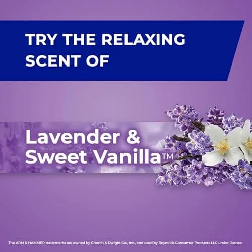 Hefty Small Trash Bags, Flap Tie, Lavender & Sweet Vanilla Scent, 4 Gallon, 26 Count | Odor Neutralizing Kitchen Bags thumbnail 4