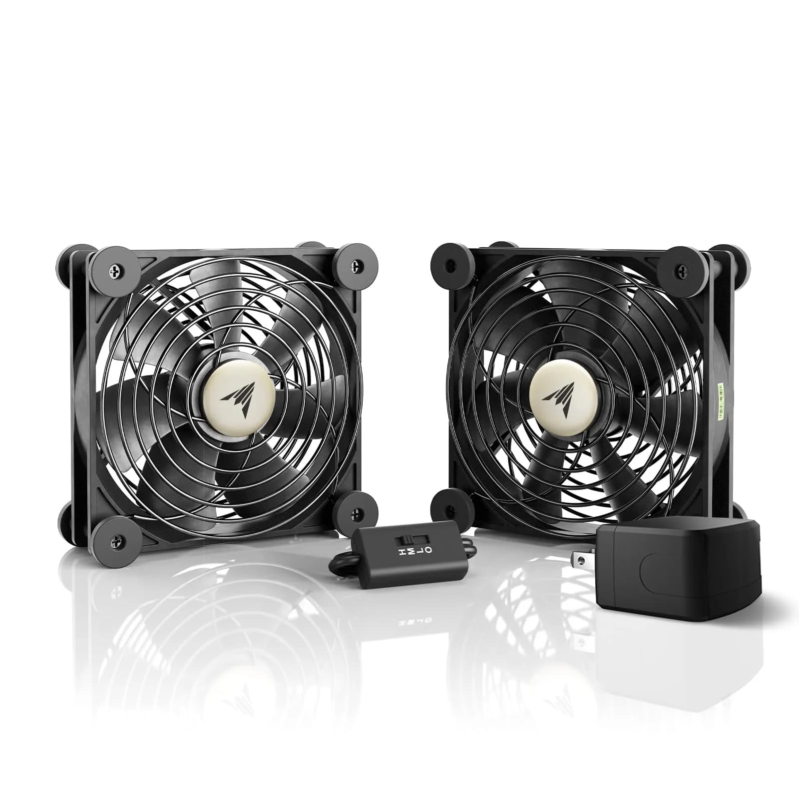 AC Infinity MULTIFAN S7-P Dual 80mm USB Cooling Fans | 52 CFM, 18 dBA, UL-Certified - main product image