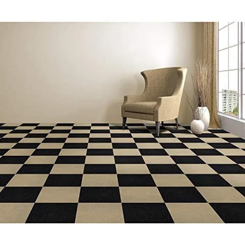 Achim Nexus Burgundy 12x12 Self Adhesive Carpet Floor Tile 12 Tiles (12 sq ft) | Easy DIY Installation for Home & Office thumbnail 5