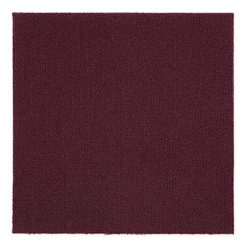 Achim Nexus Burgundy 12x12 Self Adhesive Carpet Floor Tile 12 Tiles (12 sq ft) | Easy DIY Installation for Home & Office thumbnail 1