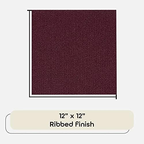Achim Nexus Burgundy 12x12 Self Adhesive Carpet Floor Tile 12 Tiles (12 sq ft) | Easy DIY Installation for Home & Office thumbnail 3