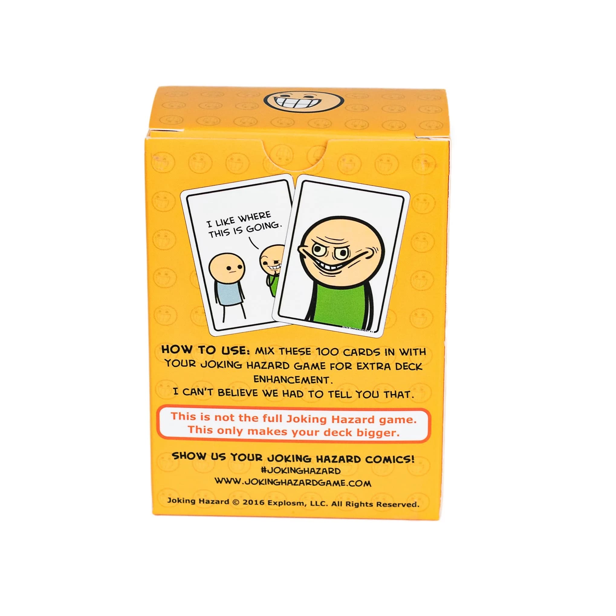 Joking Hazard Deck Enhancement #1 Expansion Pack | 100 New Hilarious Comic Cards for Ages 17+ - view 2