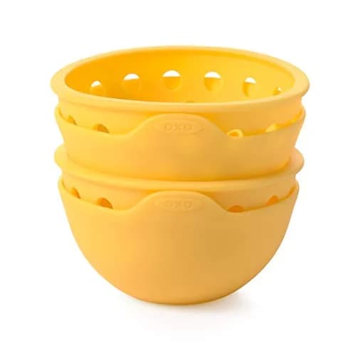 OXO Good Grips 2 Piece Silicone Egg Poaching Set | Perfect Poached Eggs Made Easy thumbnail 8