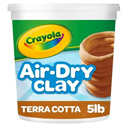 Crayola Air Dry Clay for Kids (5 lb / 2.27 kg), Reusable Bucket of Terra Cotta Clay for Sculpting | Non-Toxic Arts and Crafts Supplies - main product image