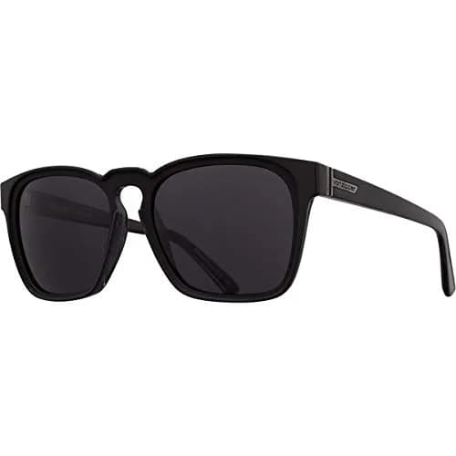 VonZipper Levee Sunglasses Black Gloss Frame / Wildlife Vintage Grey Polarized Lenses | Impact-Resistant Italy-Made thumbnail 1
