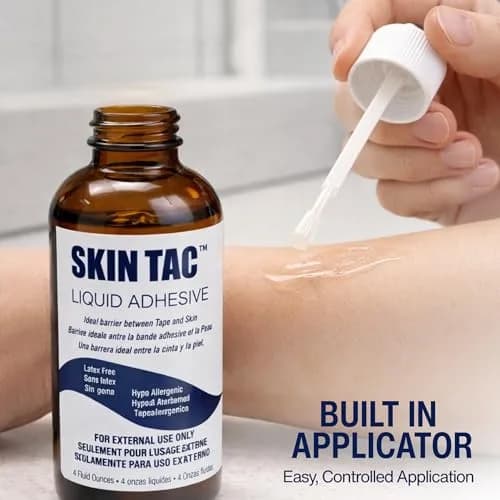 Torbot Skin Tac Liquid Adhesive 4 oz (118 ml) | Hypo-allergenic Barrier for Secure Adhesion thumbnail 3