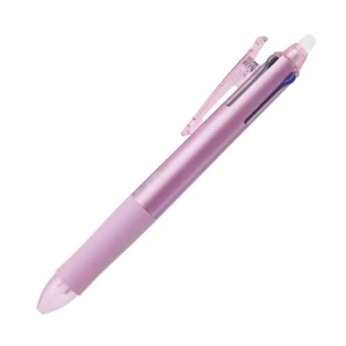 Pilot Frixion 4 Color Ballpoint Pen, Pink Body | Erasable Gel Ink, 1 Count thumbnail 2