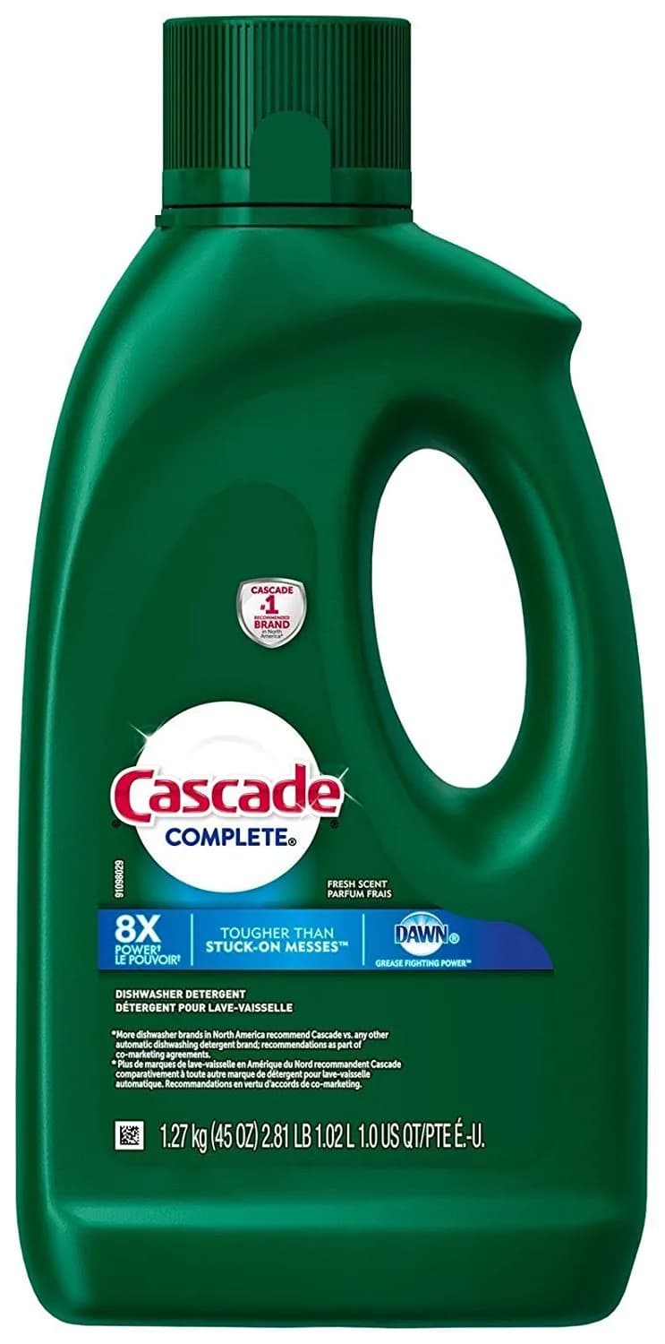 Cascade Complete Gel Dishwasher Detergent Fresh Scent 45 Oz | USA Imported for Indian Kitchens - main product image