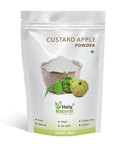 Holy Natural Custard Apple Powder 200g (7.05 Oz) | Organic Fruit Powder for Baking & Smoothies thumbnail 1