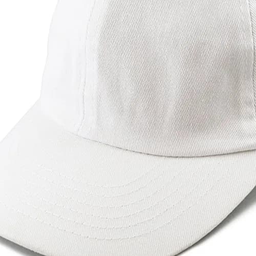 The Hat Depot Kids Washed Low Profile Cotton Baseball Cap | White, 2-5 Years thumbnail 5