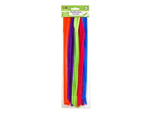 Krafty Kids Chenille Stems 40 Piece Glamour Mix | Flexible Craft Pipe Cleaners for Kids & Art Projects thumbnail 1