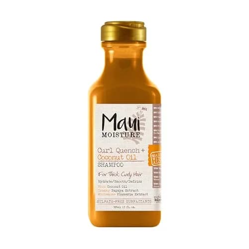 Maui Moisture Curl Quench Coconut Oil Shampoo 384ml (13 fl Oz) | Hydrates & Defines Tight Curls thumbnail 1