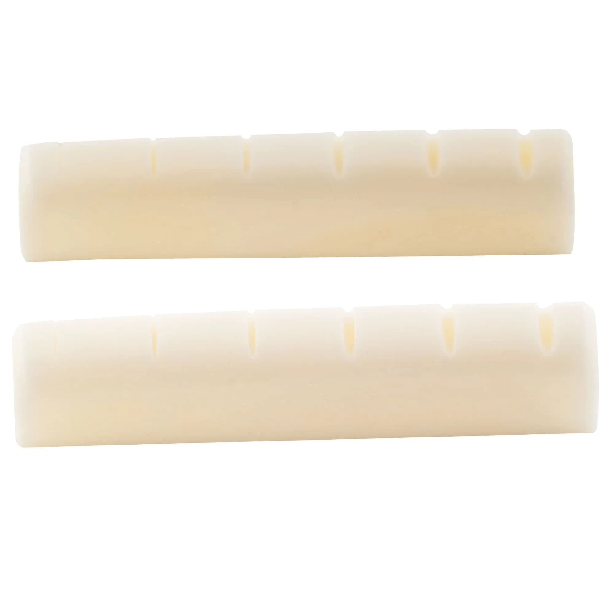 Musiclily Pro 44mm Flat Bottom Bone Nut 44x5x9.3mm | Standard LP Style Guitar Part