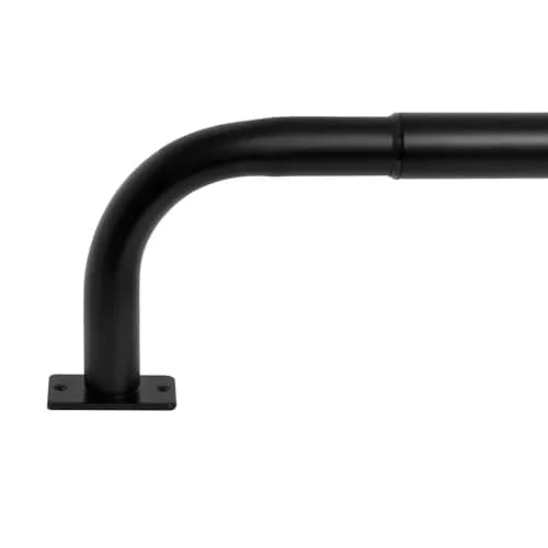 MERIVILLE 1-Inch Diameter Wrap Around Blackout Curtain Rod, 28-48 Inch | Energy Saving & Durable Metal Design thumbnail 1