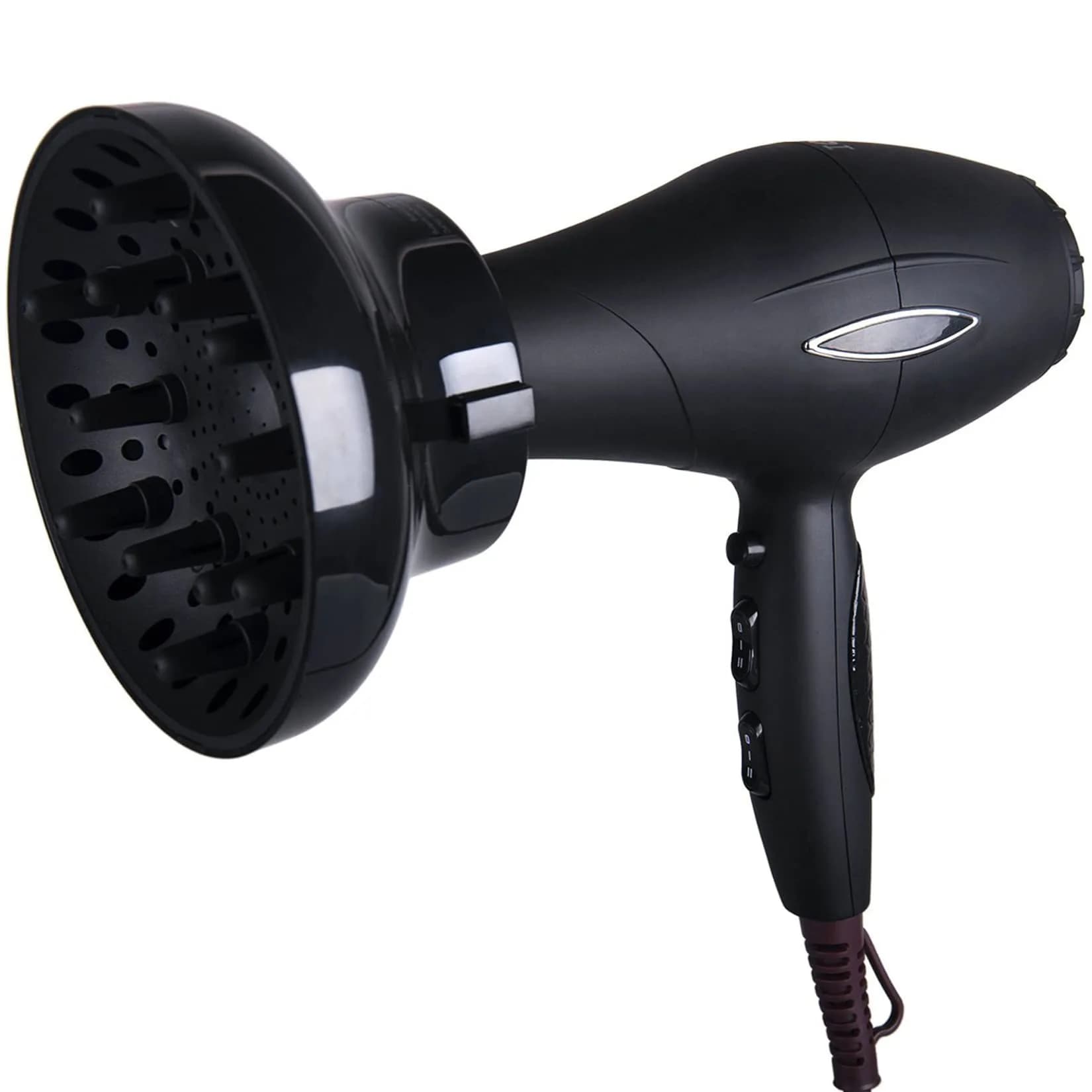 Hairizone Universal Hair Diffuser for Curly & Wavy Hair | 15.7 cm (6.2 in) Diameter, Shiny Black - view 4