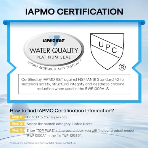 EXCELPURE Water Filter Replacement for LG LT600P | NSF Certified 2 Pack, 0.5 Micron, Removes 99.99% Sediment & Particles thumbnail 3