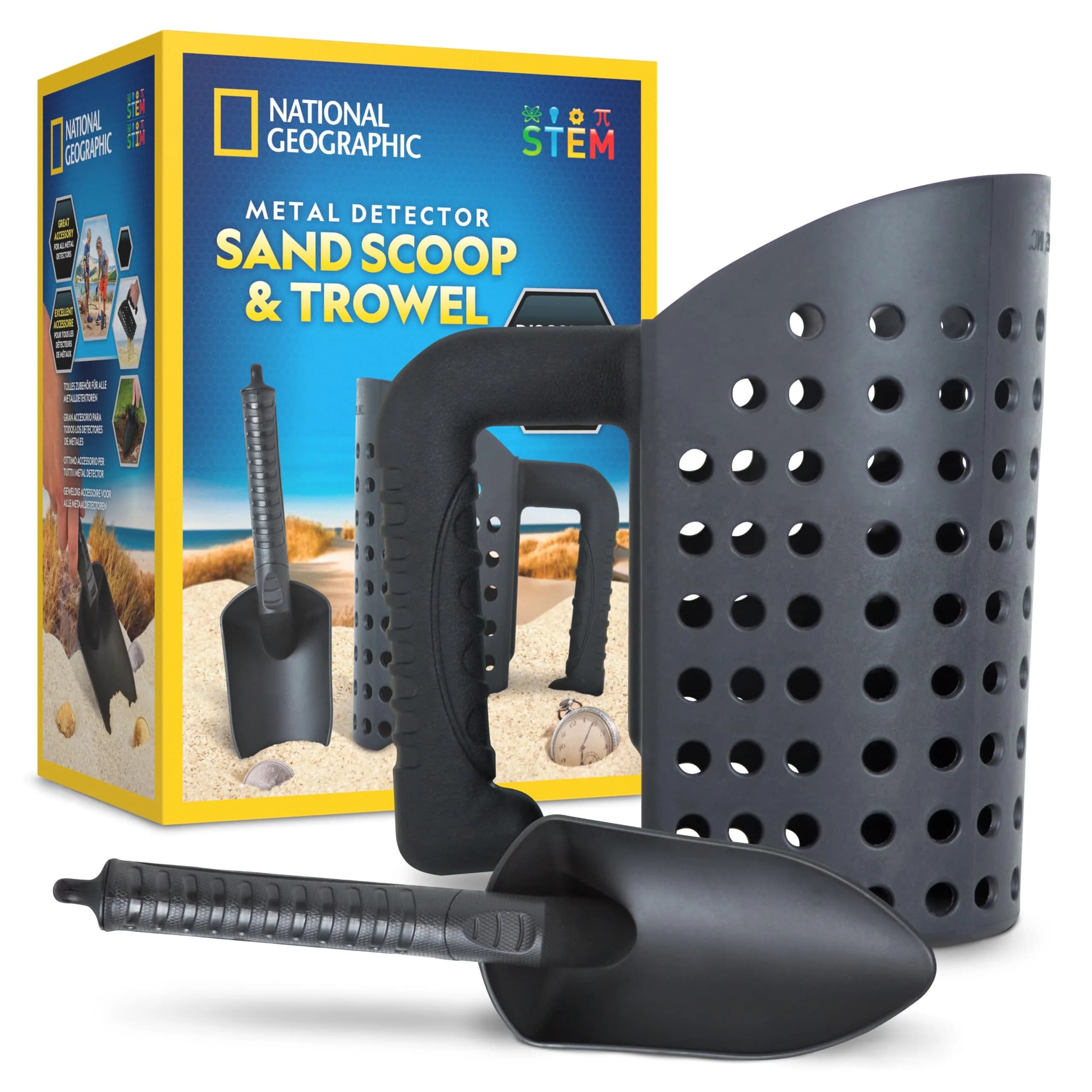 Blue Marble Metal Detector Sand Scoop & Shovel Set | Lightweight, Durable, for Treasure Hunting in India