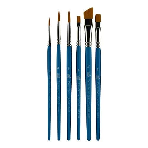 Princeton Select Artiste Series 3750 Paint Brush Set of 6 | Versatile Synthetic Bristles for Acrylic, Watercolor, Oil thumbnail 2