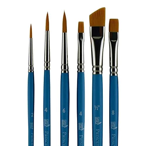 Princeton Select Artiste Series 3750 Paint Brush Set of 6 | Versatile Synthetic Bristles for Acrylic, Watercolor, Oil thumbnail 3