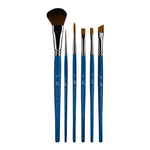 Princeton Select Artiste Series 3750 Paint Brush Set of 6 | Versatile Synthetic Bristles for Acrylic, Watercolor, Oil thumbnail 2