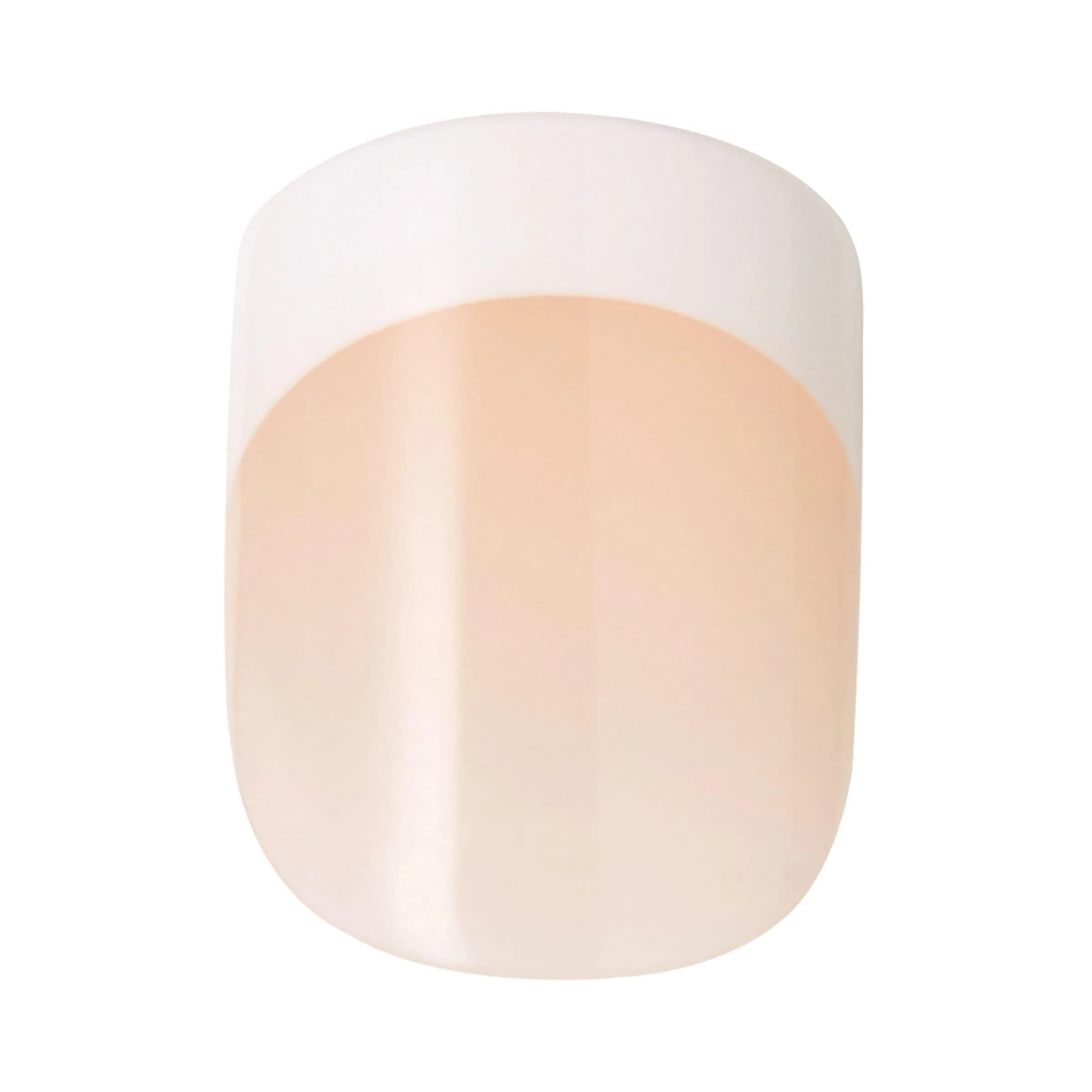 KISS Salon Acrylic Press-On Nails Power Play Pink Real Short Squoval Shape | 28 Nails, 2g Glue, File & Stick Included - view 5