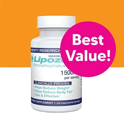 Lipozene MEGA Bottle - 120 Capsules | Largest Appetite Suppressant Size, Supports Fat Loss thumbnail 2