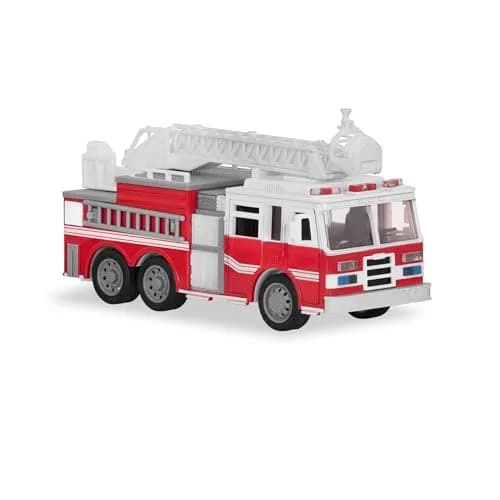 Driven by Battat Micro Fire Truck Toy with Lights & Sounds, Movable Parts, 21cm (8.27in) | ASTM-Tested for Kids 3+ thumbnail 1