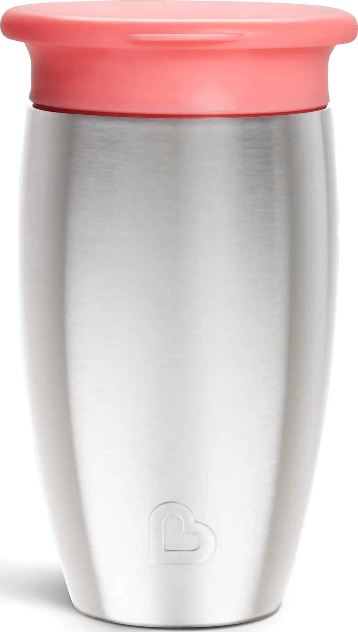 Munchkin Stainless Steel Miracle 360 Sippy Cup 296ml (10 Ounce) | Spill-Proof Toddler Cup for Ages 1+ - main product image