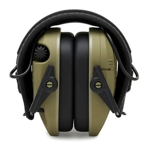 Walker's Razor Slim Patriot Series Electronic Earmuffs Olive Drab Green | 23dB Noise Reduction Rating thumbnail 6