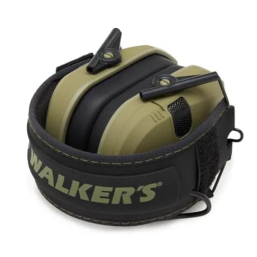 Walker's Razor Slim Patriot Series Electronic Earmuffs Olive Drab Green | 23dB Noise Reduction Rating thumbnail 8