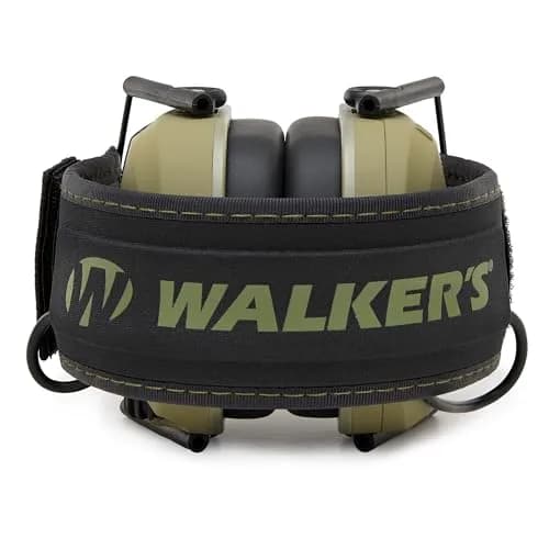 Walker's Razor Slim Patriot Series Electronic Earmuffs Olive Drab Green | 23dB Noise Reduction Rating thumbnail 9
