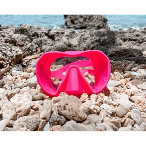 Beuchat Maxlux S Frameless Dive Mask Ultra Blue | Panoramic Vision & Low Volume thumbnail 2