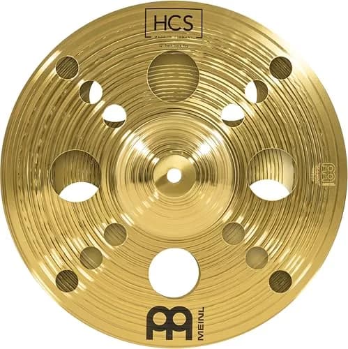 Meinl 12" Trash Stack Cymbal Pair with Holes | Brass for Drum Set, Made in Germany, 2-YEAR WARRANTY thumbnail 1