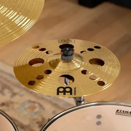 Meinl 12" Trash Stack Cymbal Pair with Holes | Brass for Drum Set, Made in Germany, 2-YEAR WARRANTY thumbnail 6