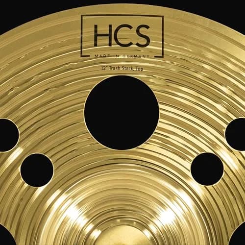 Meinl 12" Trash Stack Cymbal Pair with Holes | Brass for Drum Set, Made in Germany, 2-YEAR WARRANTY thumbnail 8
