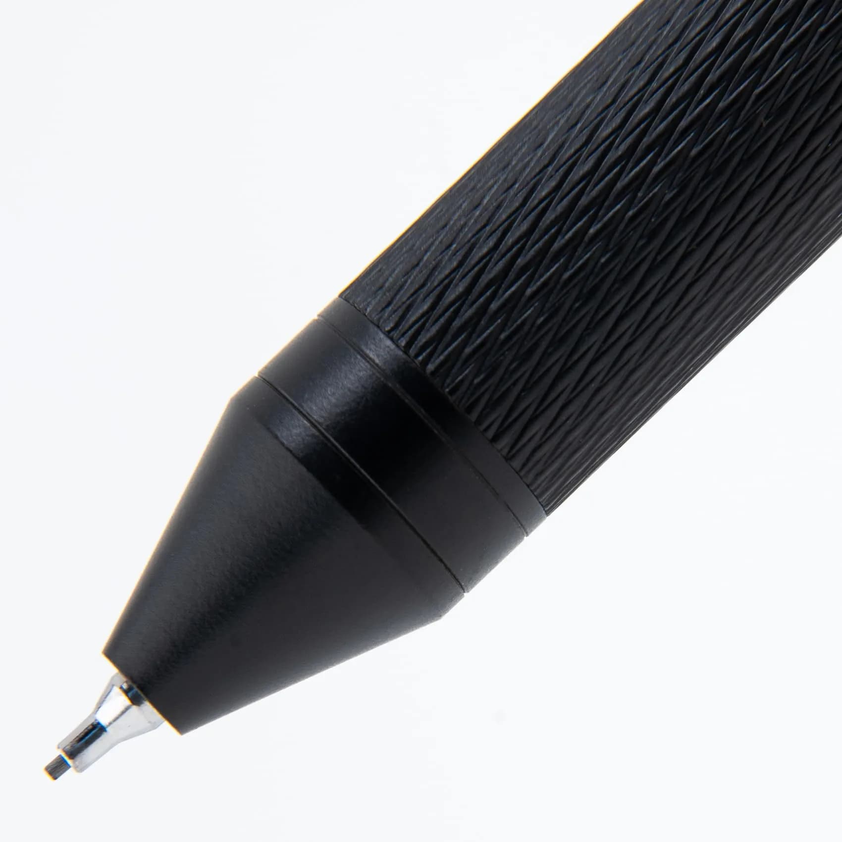 Monteverde USA Quadro 4-in-1 Multifunction Pen Black | Brass Barrel, Knurled Grip, 0.5mm Pencil & 3 Ballpoints - view 7