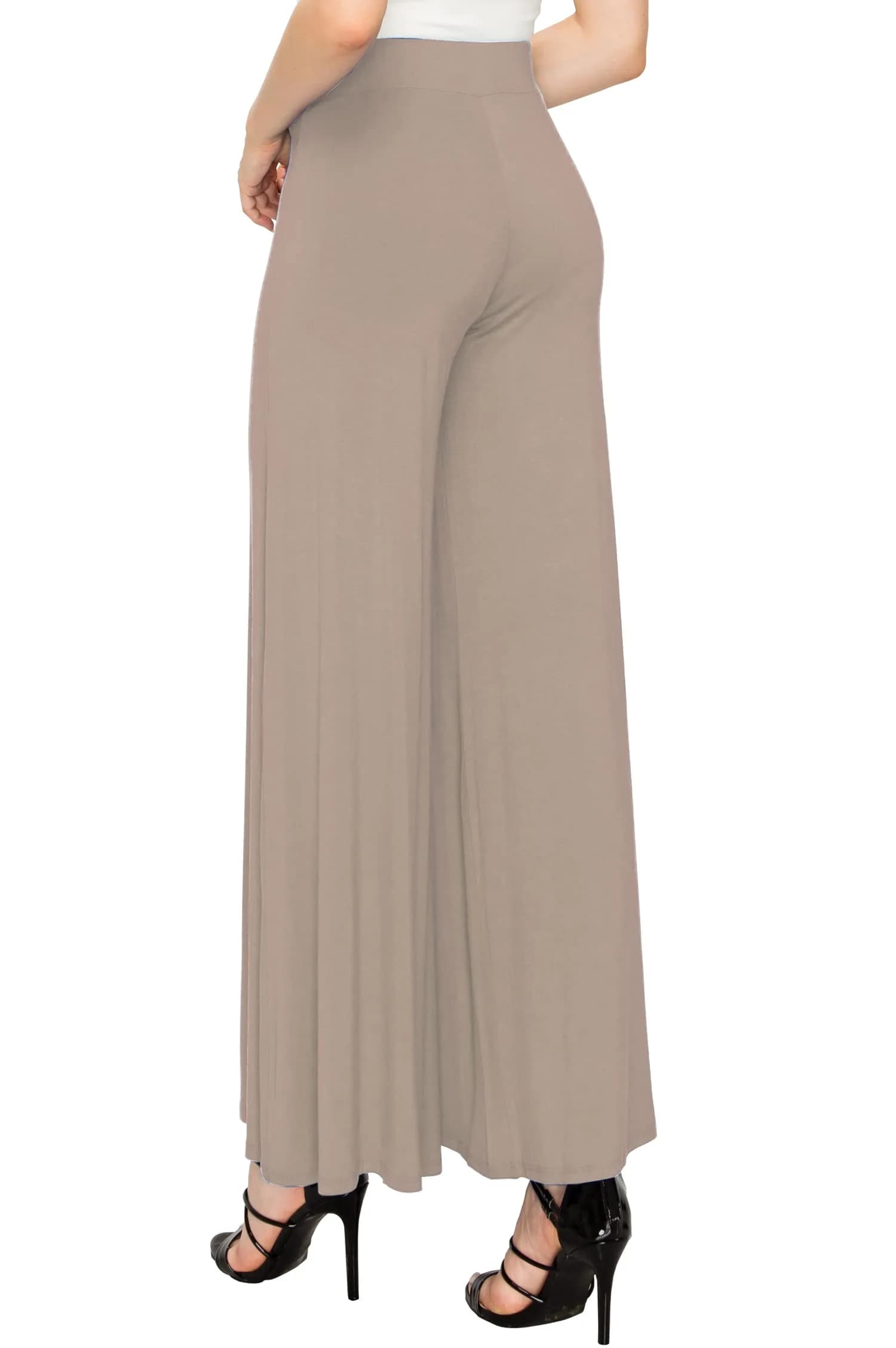 Made By Johnny Womens Wide Leg Palazzo Lounge Pants Medium | Casual Chic Comfort — 3X-Large