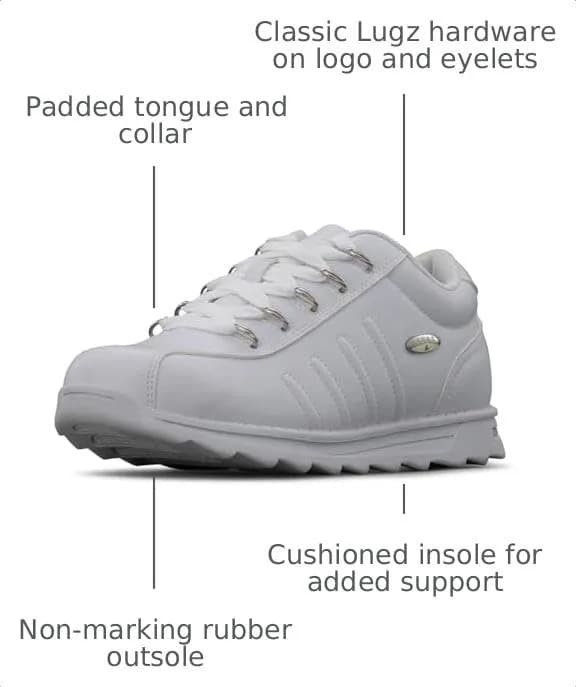 Lugz Changeover Ii Fashion Sneaker White 11 US | Classic Athletic Style with Cushioned Comfort thumbnail 3