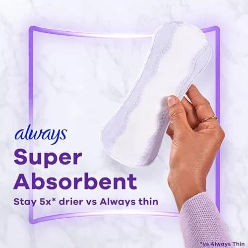 Always Panty Liners for Women Extra Long Unscented | Anti-Bunch Technology for Daily Freshness thumbnail 2