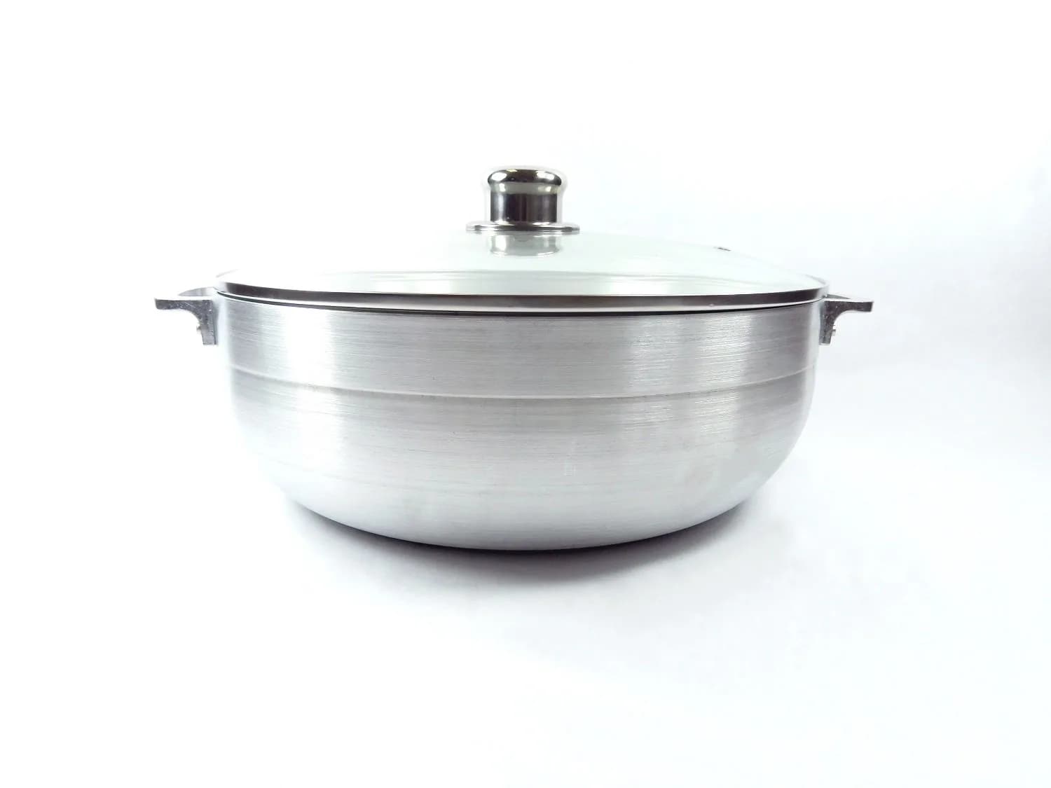 UNIWARE Aluminum Heavy Gauge Caldero With Glass Lid 7.5 Quarts | Superior Heat Distribution & Oven Safe