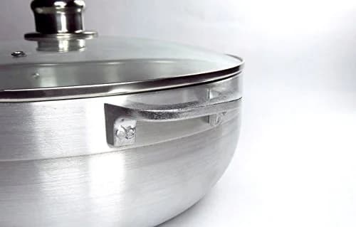 UNIWARE Aluminum Heavy Gauge Caldero With Glass Lid 7.5 Quarts | Superior Heat Distribution & Oven Safe thumbnail 4