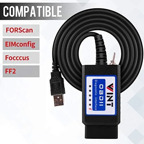 VINTscan Vehicle Scan Tool VINT-TT55502 | All Windows Compatible with Ford & Mazda (2.4 inches) thumbnail 2