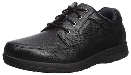 Nunn Bush Cam Oxford Casual Walking Shoe Black Tumbled Leather 9 | Comfortable Men’s Dress Shoe thumbnail 1