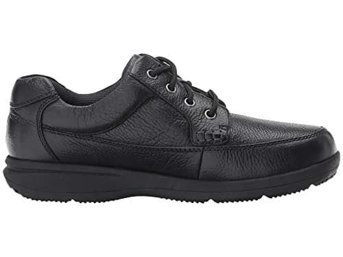 Nunn Bush Cam Oxford Casual Walking Shoe Black Tumbled Leather 9 | Comfortable Men’s Dress Shoe thumbnail 8