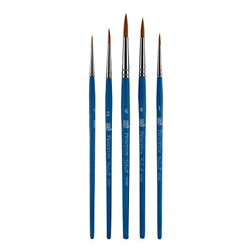 Princeton Select Artiste Brush Set No. 10, Synthetic, 5 Piece | Durable, Comfortable, and Perfect for All Techniques thumbnail 2