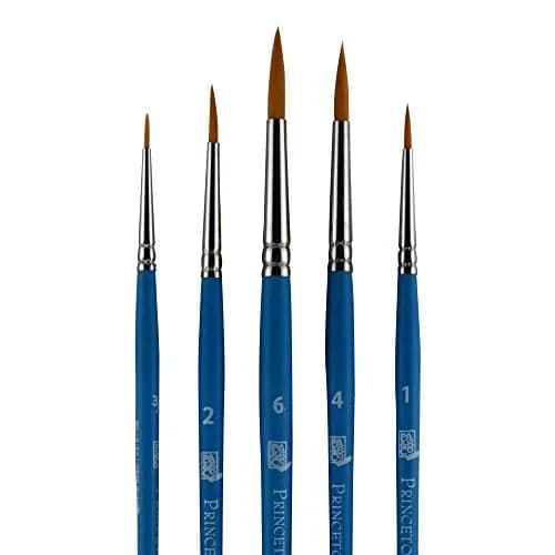 Princeton Select Artiste Brush Set No. 10, Synthetic, 5 Piece | Durable, Comfortable, and Perfect for All Techniques thumbnail 3